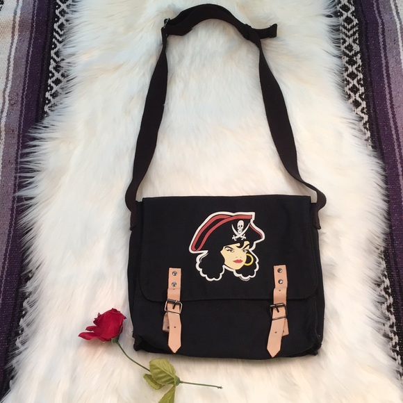 Handbags - PIRATE MESSENGER BAG- 12x10 inches 3.1/4” deep